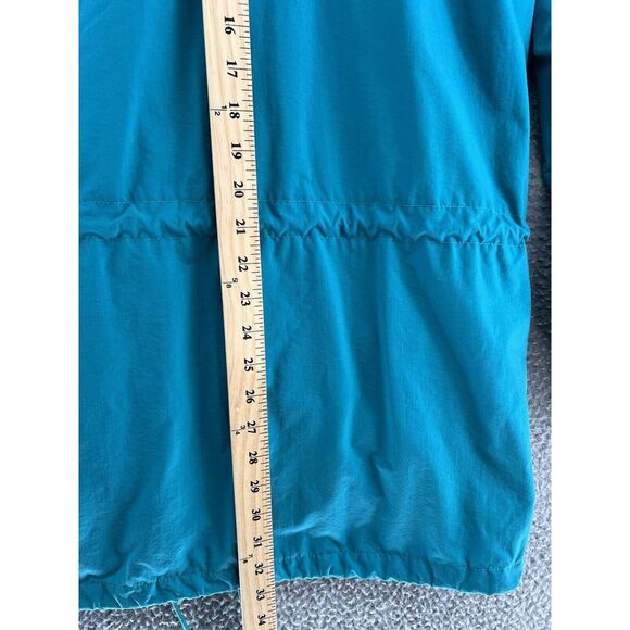 Vintage 90s‎ Eddie Bauer Nylon Full Zip Hoodie Windbreaker Rain Jacket Men Small - Picture 12 of 14